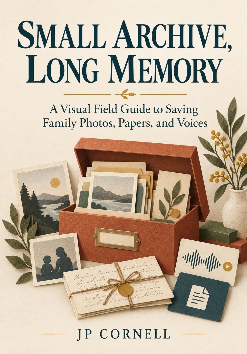 ler totalmente Small Archive, Long Memory: A Visual Field Guide to Saving Family Photos, Papers, and Voices (English Edition)