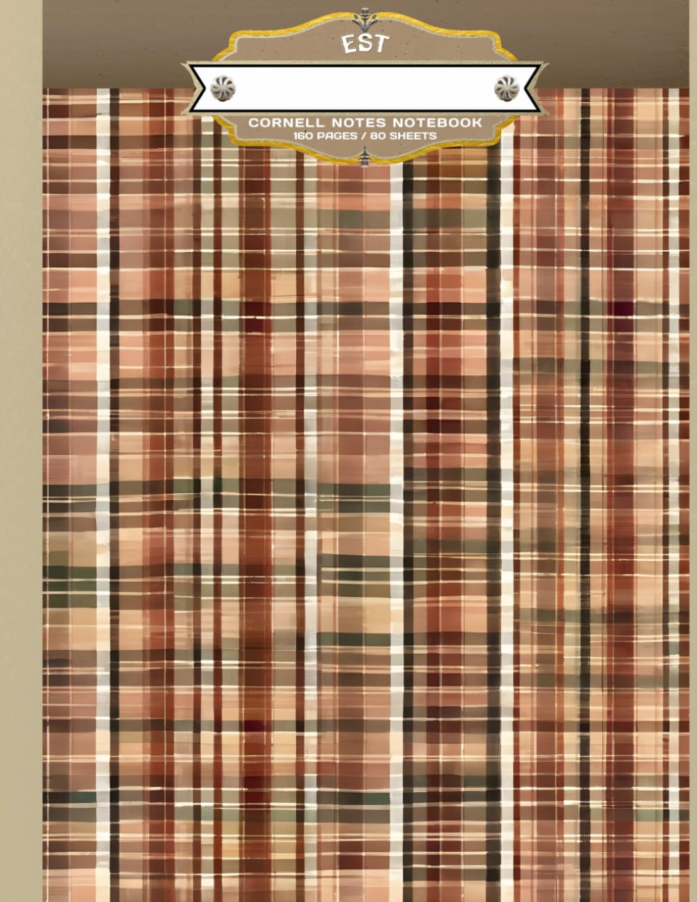 capítulo por capítulo baixar FLANNEL PLAID FABRIC * CORNELL NOTES COLLEGE COURSE NOTEBOOK+BONUS: Address/CellPhone Contact-Greek Fraternity Men Gentleman Gratitude Journal Diary... Homeschool High School Ivy League University