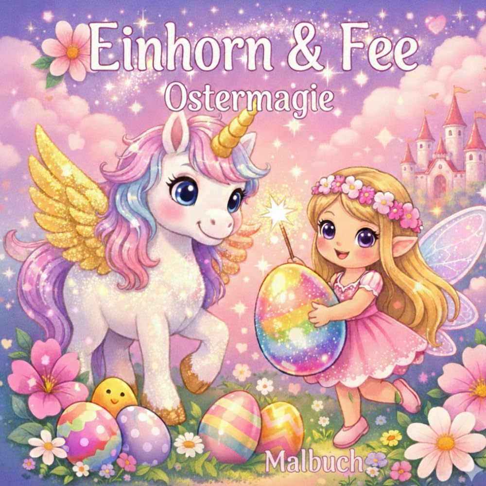 Einhorn & Fee: Ostermagie Malbuch (German Edition) baixar o livro de graça