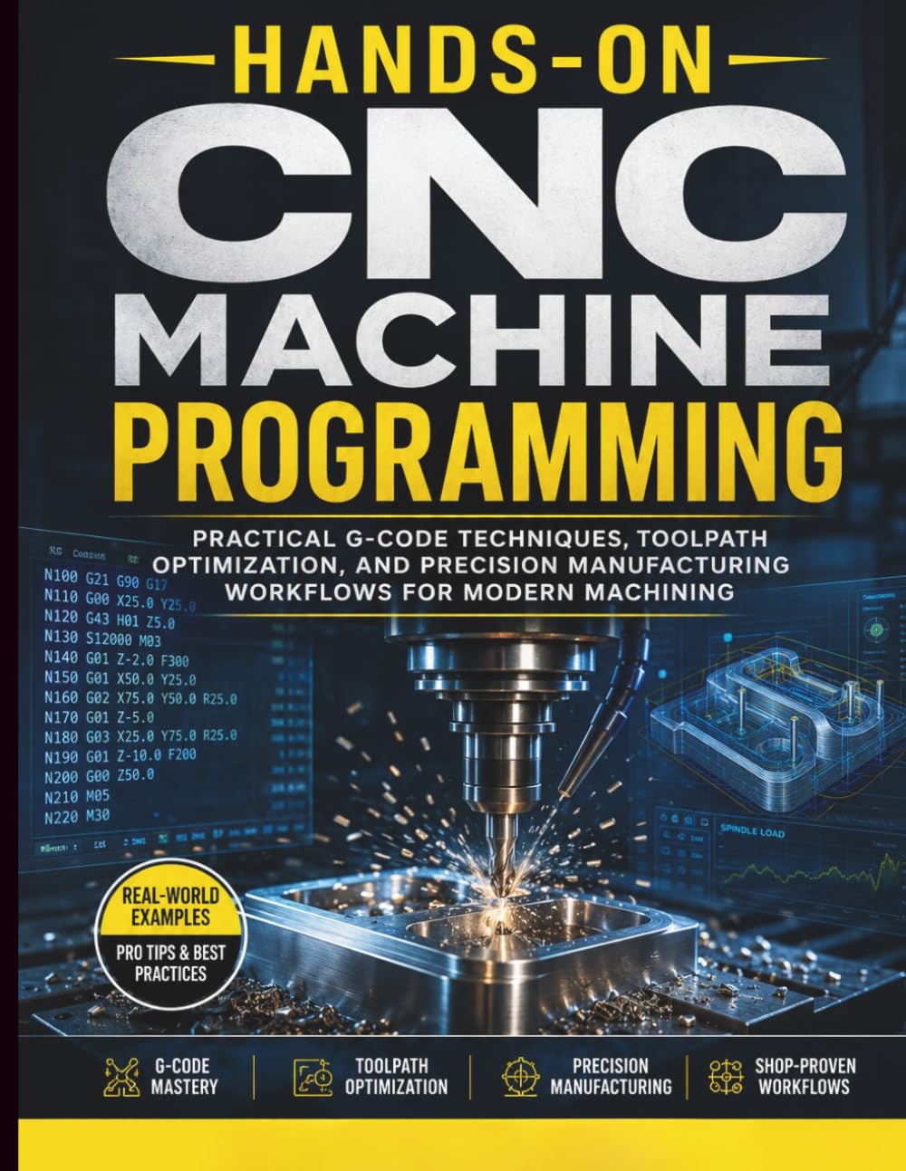 capítulo por capítulo baixar Hands-On CNC Machine Programming: Practical G-Code Techniques, Toolpath Optimization, And Precision Manufacturing Workflows For Modern Machining