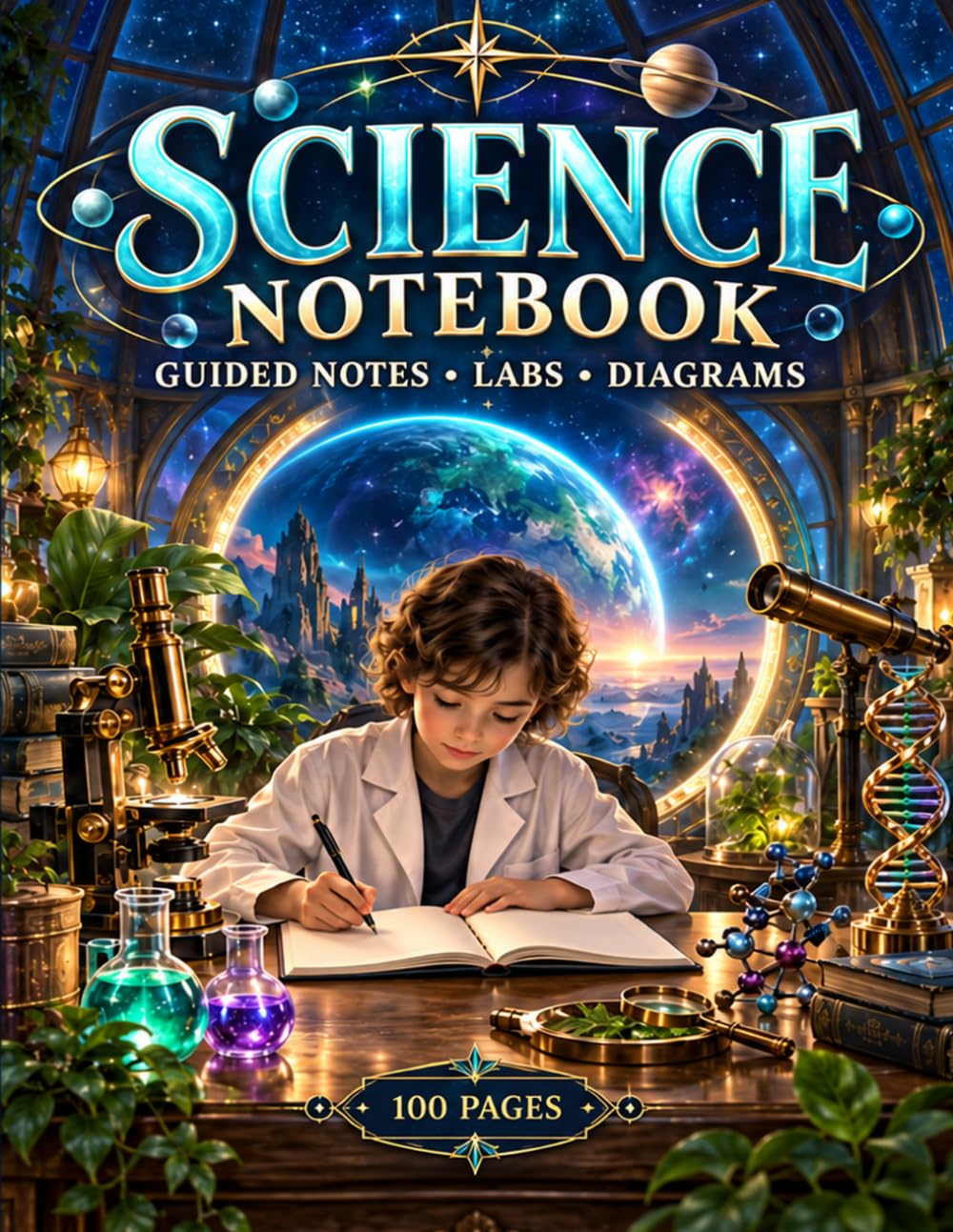 Science Notebook: Guided Class Notes Experiment Lab and Scientific Diagram Journal for Students baixar o livro de graça