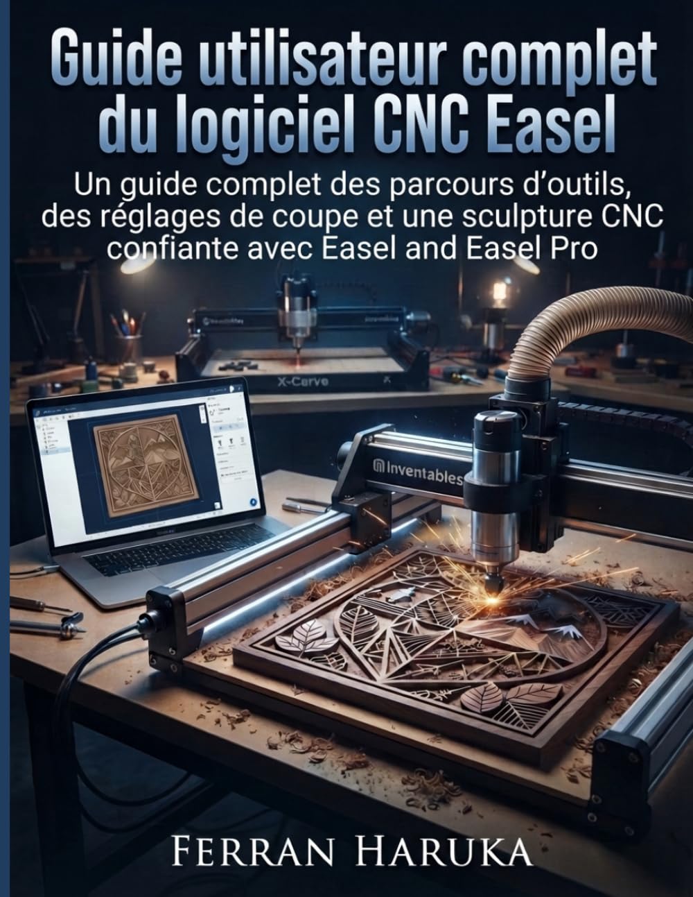 capítulo por capítulo baixar Guide utilisateur complet du logiciel CNC Easel: Un guide complet des parcours d'outils, des réglages de coupe et une sculpture CNC confiante avec Easel and Easel Pro