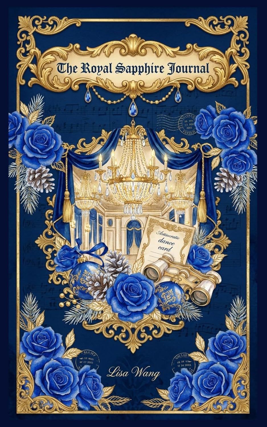 capítulo por capítulo baixar The Royal Sapphire - An 1890s Gilded Age Scrapbook of Blue Roses & 24K Gold for Junk Journal Christmas Gift