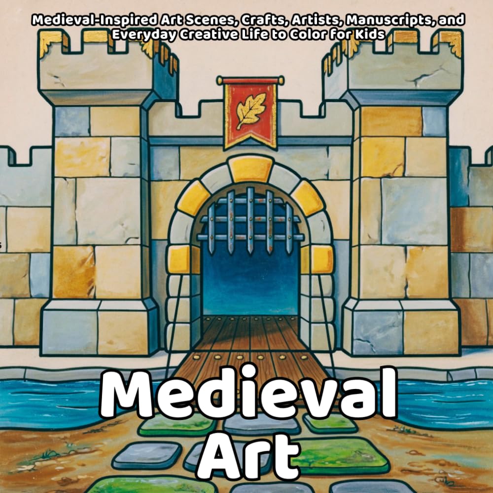 Medieval Art Coloring Book: Medieval-Inspired Art Scenes, Crafts, Artists, Manuscripts, and Everyday Creative Life to Color for Kids baixar livro de graça