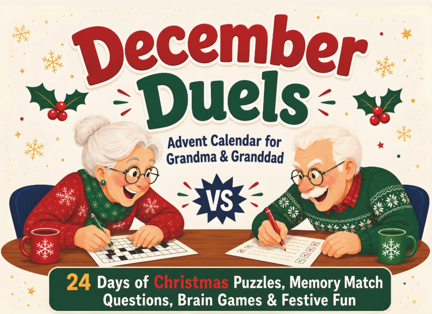 December Duels – Advent Calendar for Grandma & Granddad: 24-Day Activity Book with Puzzles, Logic Games and Memory Challenges to Keep the Mind Active,... Laugh and Create Lasting Moments baixar livro de graça