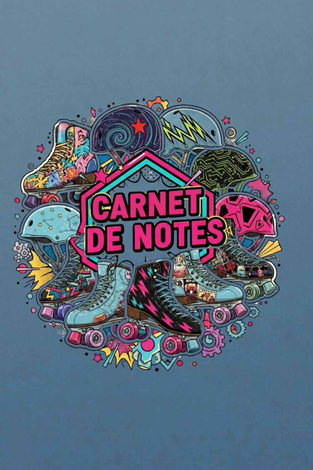 Carnet de notes: Roller – Style Pop & Coloré (French Edition) baixar livro de graça