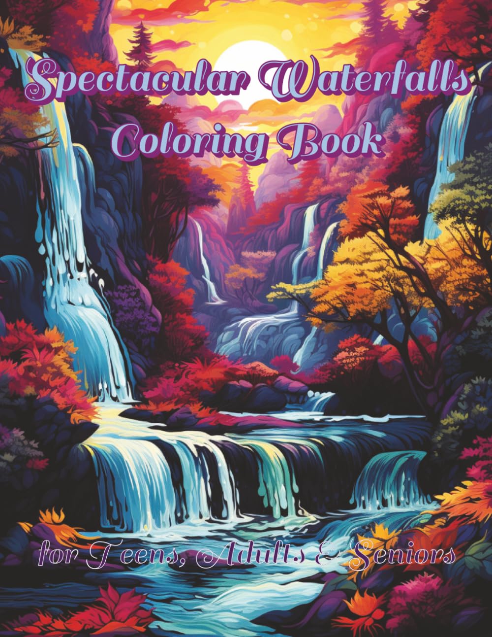 ler totalmente Spectacular Waterfalls: 100 Exquisite Illustrations of Breathtaking Waterfalls