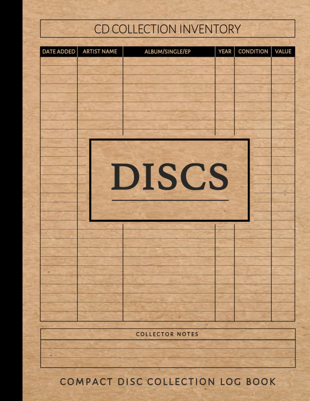 ler totalmente CD Collection Log Book: Compact Disc Collector Journal. Note & Capture Every Classic. Ideal for Collectors, DJ's, Musicians, and Fans