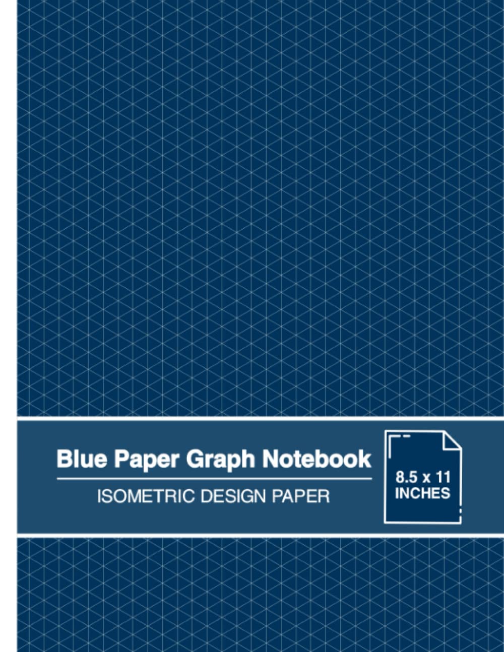 capítulo por capítulo baixar Blue Paper Graph Notebook: Isometric Design Paper | For use with Gel Pens and White Ink | Cyanotype Look | Large