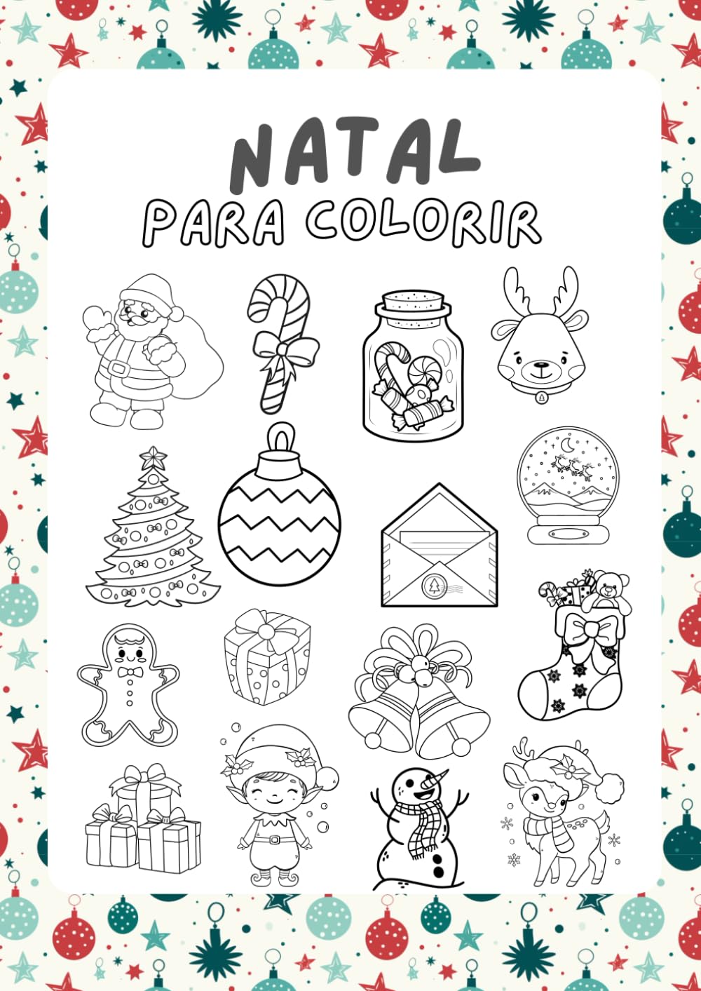 Natal para colorir (Portuguese Edition) baixar livro de graça