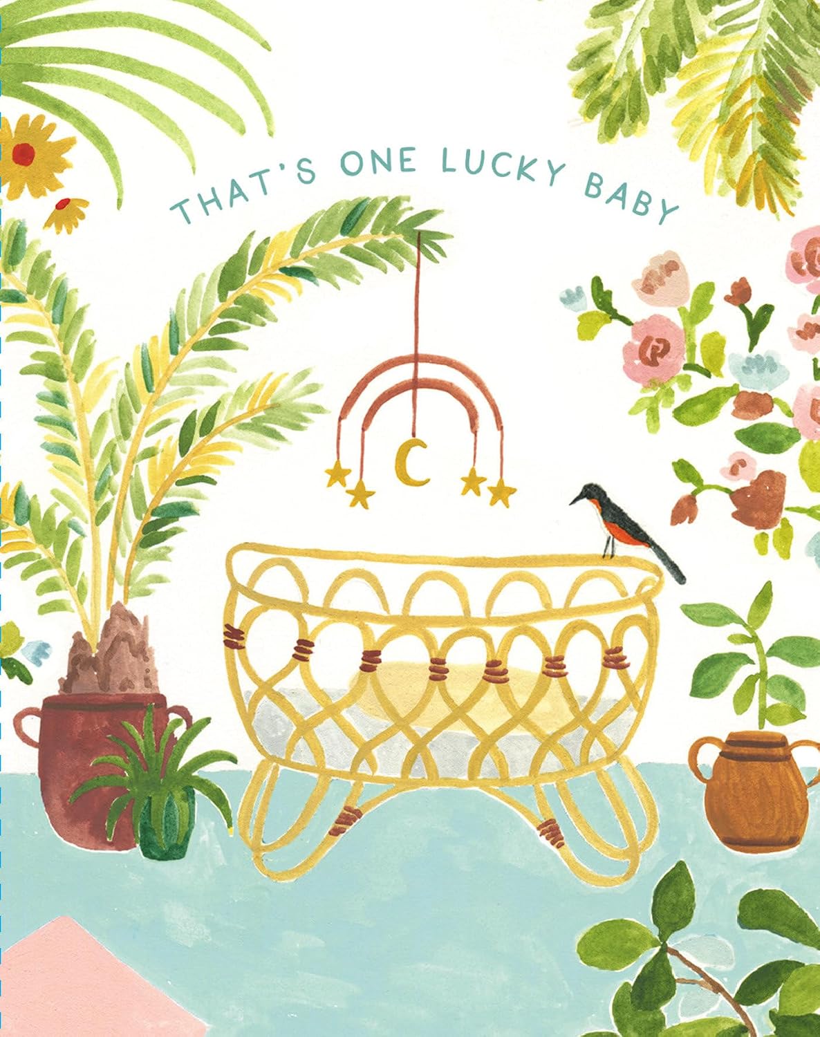 ler totalmente Love Muchly Greeting Cards: Baby - That's one lucky baby (Pack of 6)