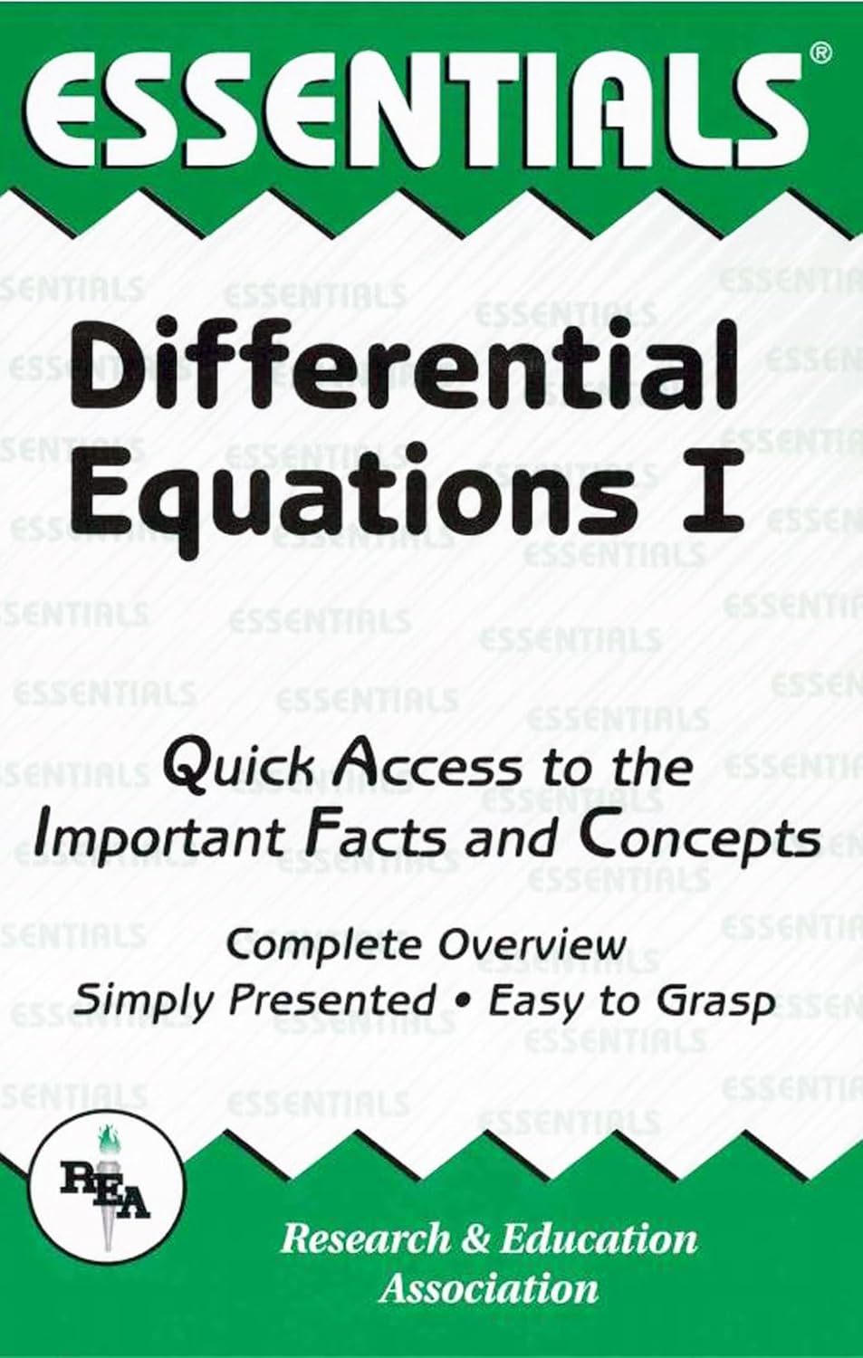 Differential Equations I Essentials (Essentials Study Guides) (English Edition)