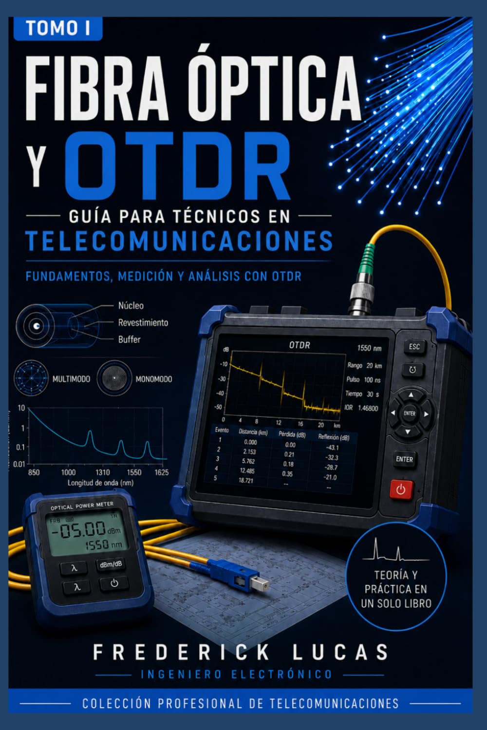 capítulo por capítulo baixar FIBRA ÓPTICA Y OTDR: Guía para Técnicos en Telecomunicaciones (Spanish Edition)