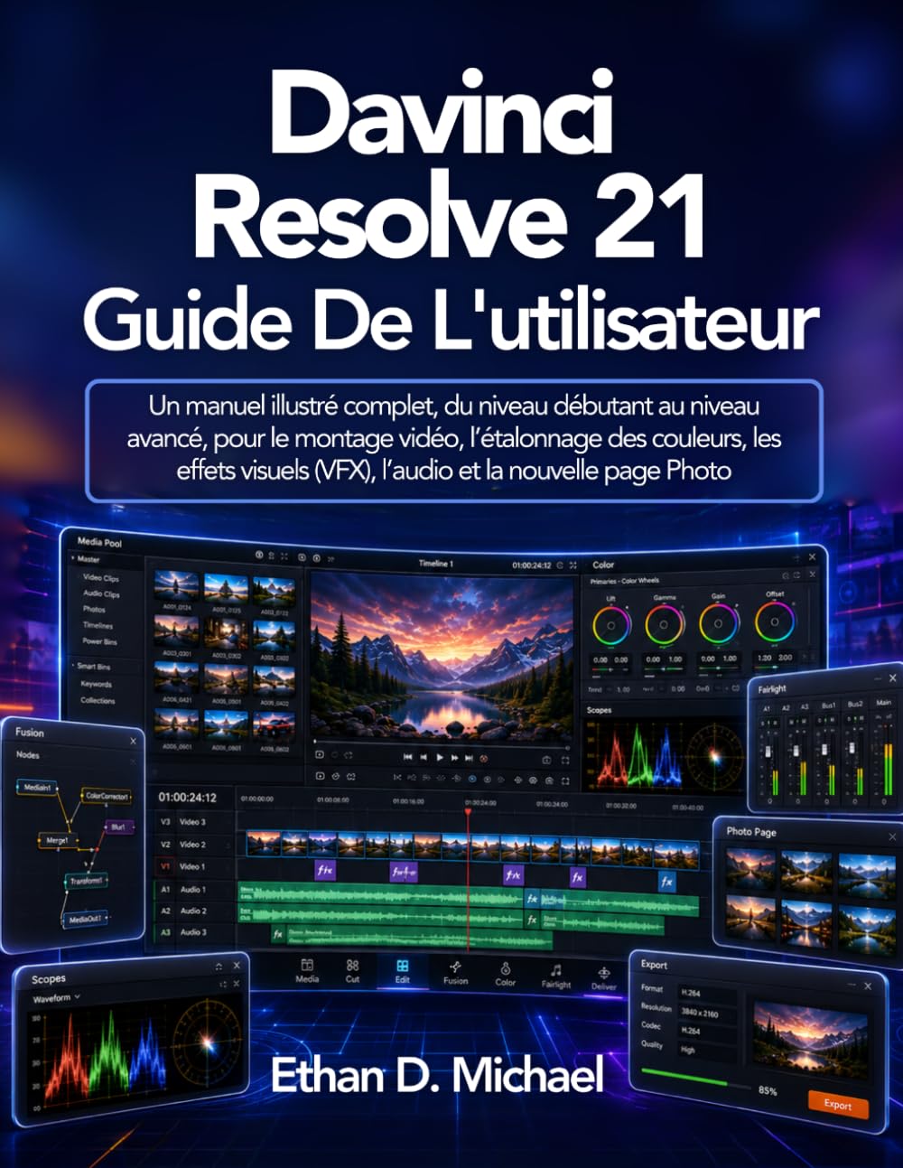 ler totalmente Davinci Resolve 21 Guide de l'utilisateur: Un manuel illustré complet, du niveau débutant au niveau avancé, pour le montage vidéo, l’étalonnage des... et la nouvelle page Photo (French Edition)