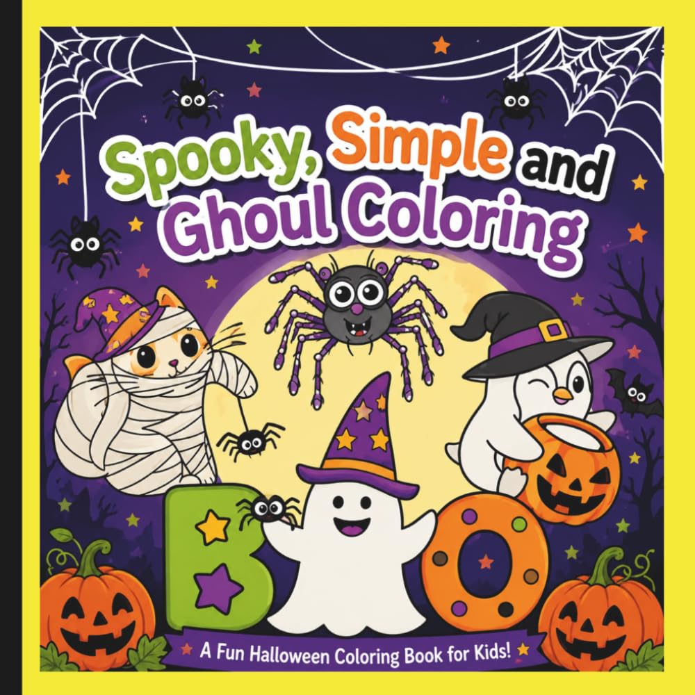 ler totalmente Spooky, Simple and Ghoul Coloring