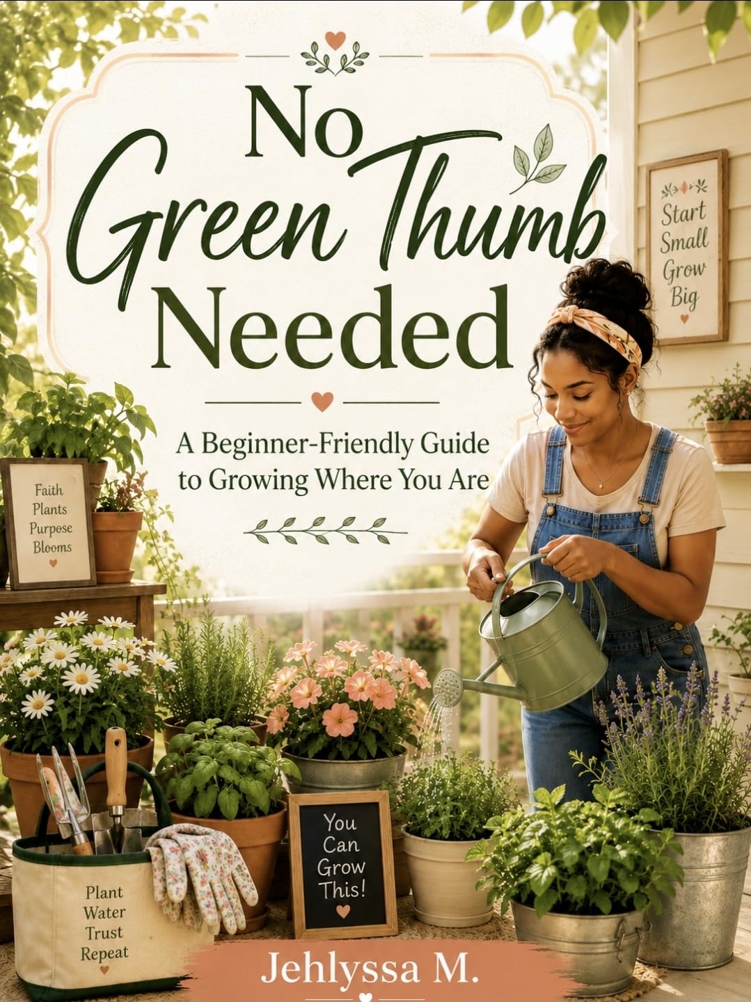 ler totalmente No Green Thumb Needed: A Beginner-Friendly Guide to Growing Where You Are (English Edition)