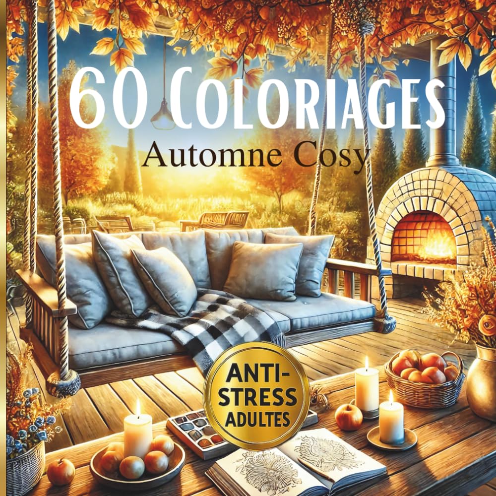 capítulo por capítulo baixar Coloriage Automne: Cahier de coloriage adulte - Art thérapie - Relaxant Anti Stress, Zen - Paysages Naturels et Scènes d'intérieur Cosy et relaxantes,... à colorier, 122 pages. (French Edition)