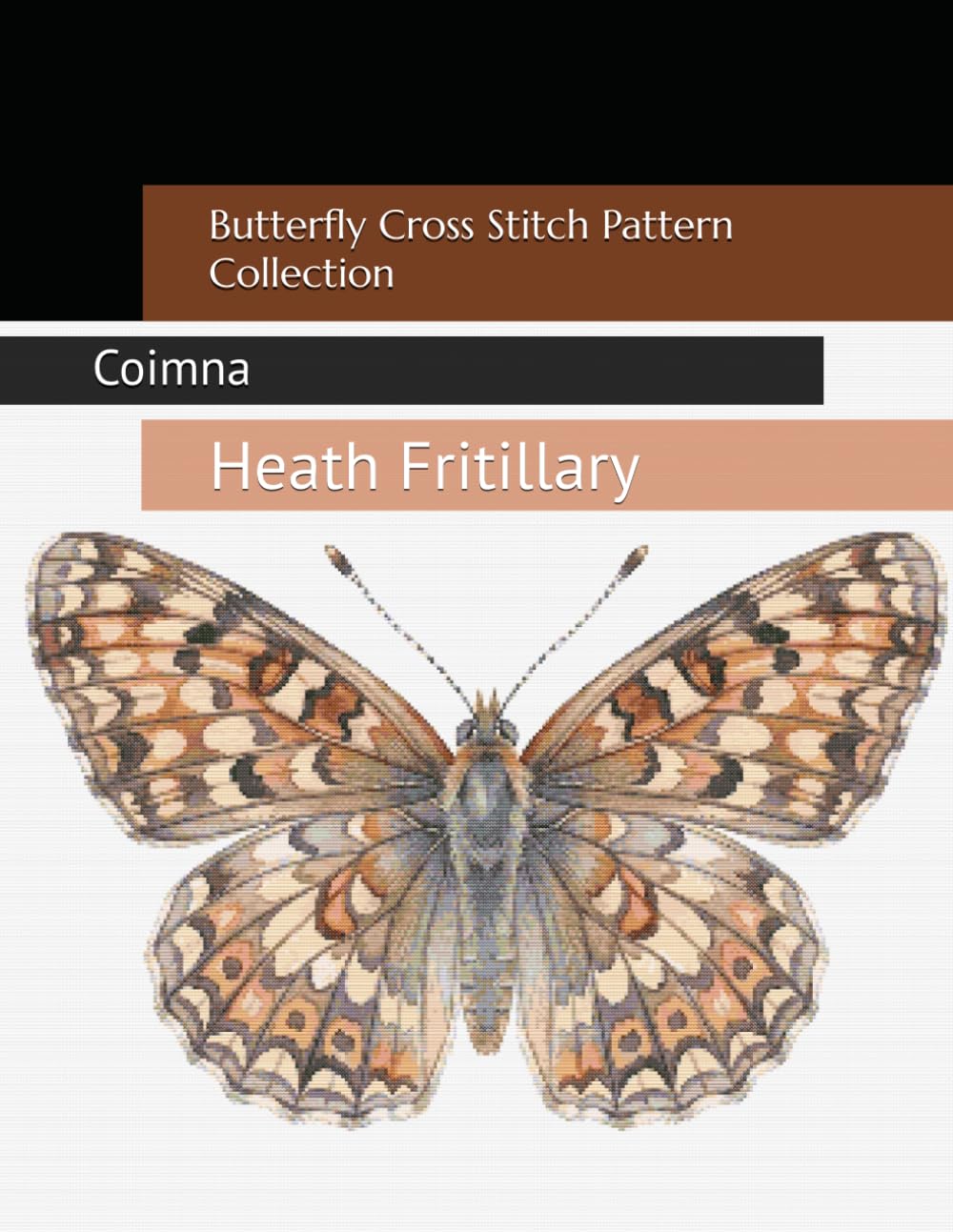 Butterfly Cross Stitch Pattern Collection: Heath Fritillary