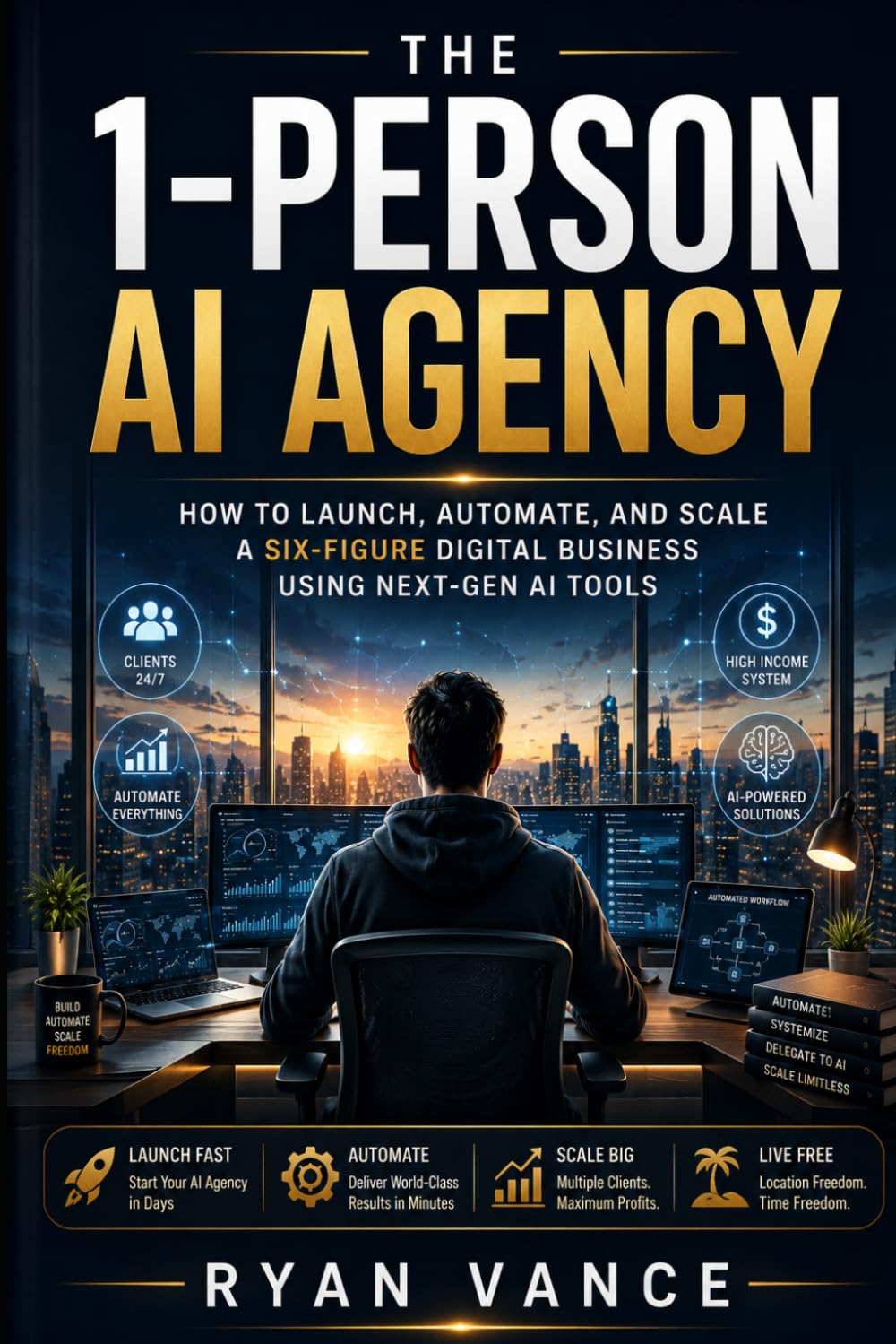 capítulo por capítulo baixar THE 1-PERSON AI AGENCY: How to Launch, Automate, and Scale a Six-Figure Digital Business Using Next-Gen AI Tools