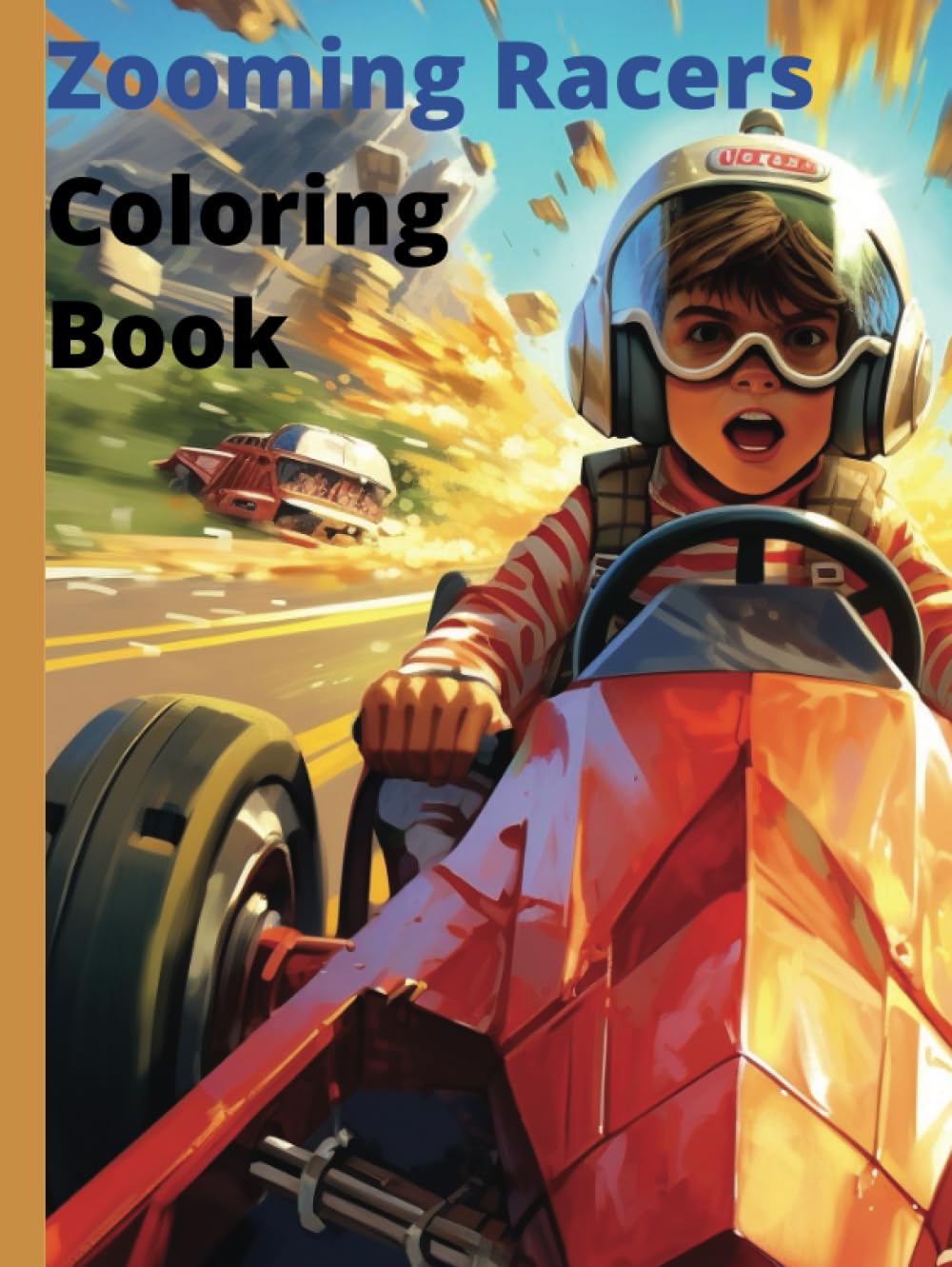 ler totalmente Zooming Racers: A Kids Race Car Coloring Book
