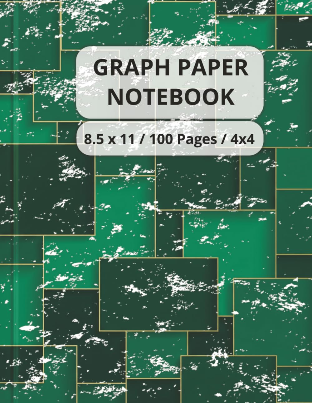 4x4 Graph Paper Rules Notebook – Emerald Green Edition: 8.5 x 11, 100 Pages baixar o livro de graça