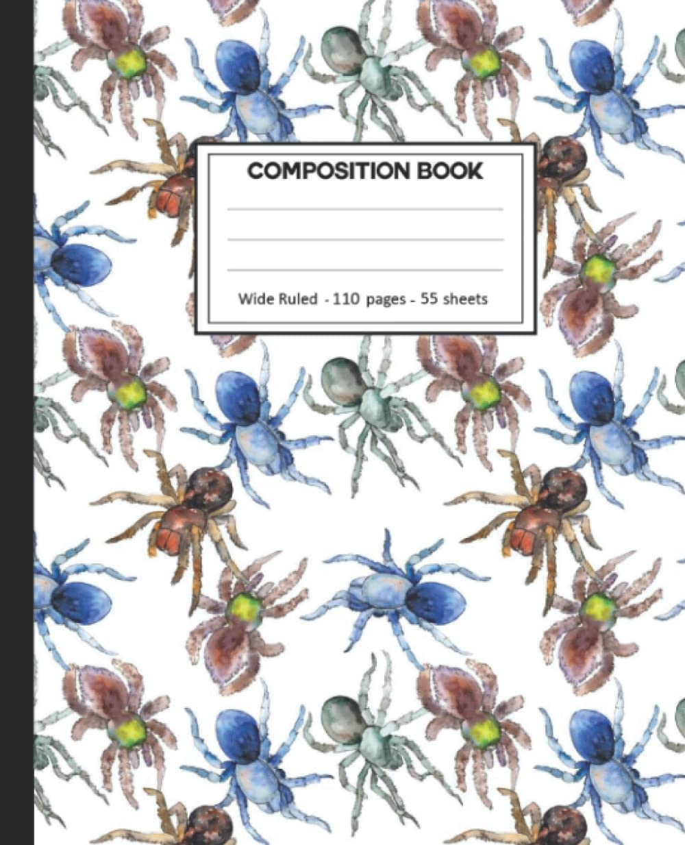 ler totalmente Composition Notebook: Tarantula Wide Ruled Blank Lined Composition Book Journal (7.5 x 9.25 in) Cute Notebooks for Girls Teens Kids School Planner Diary Writing Notes.