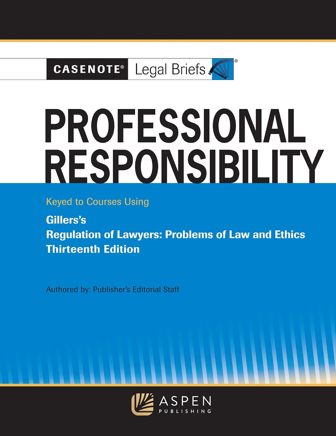 Professional Responsibility, Keyed to Gillers's (Casenote Legal Briefs Series) (English Edition) baixar livro de graça
