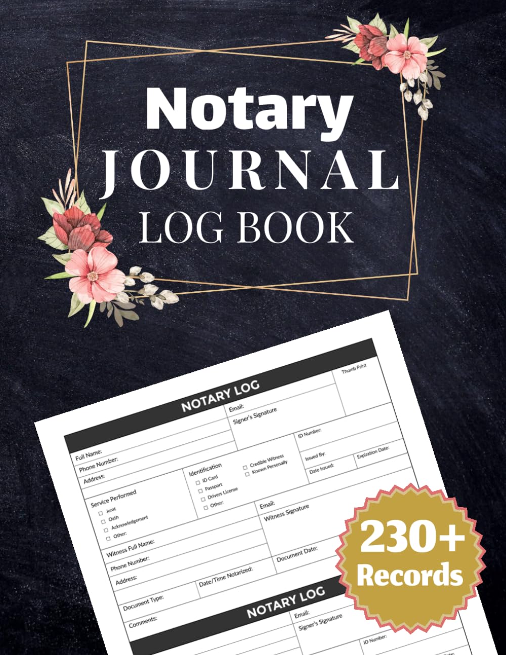 Notary Journal Log Book: Comprehensive Record of Notarial Acts and Signatures, With 230+ Entries, 8.5 ×11 Inch baixar livro de graça