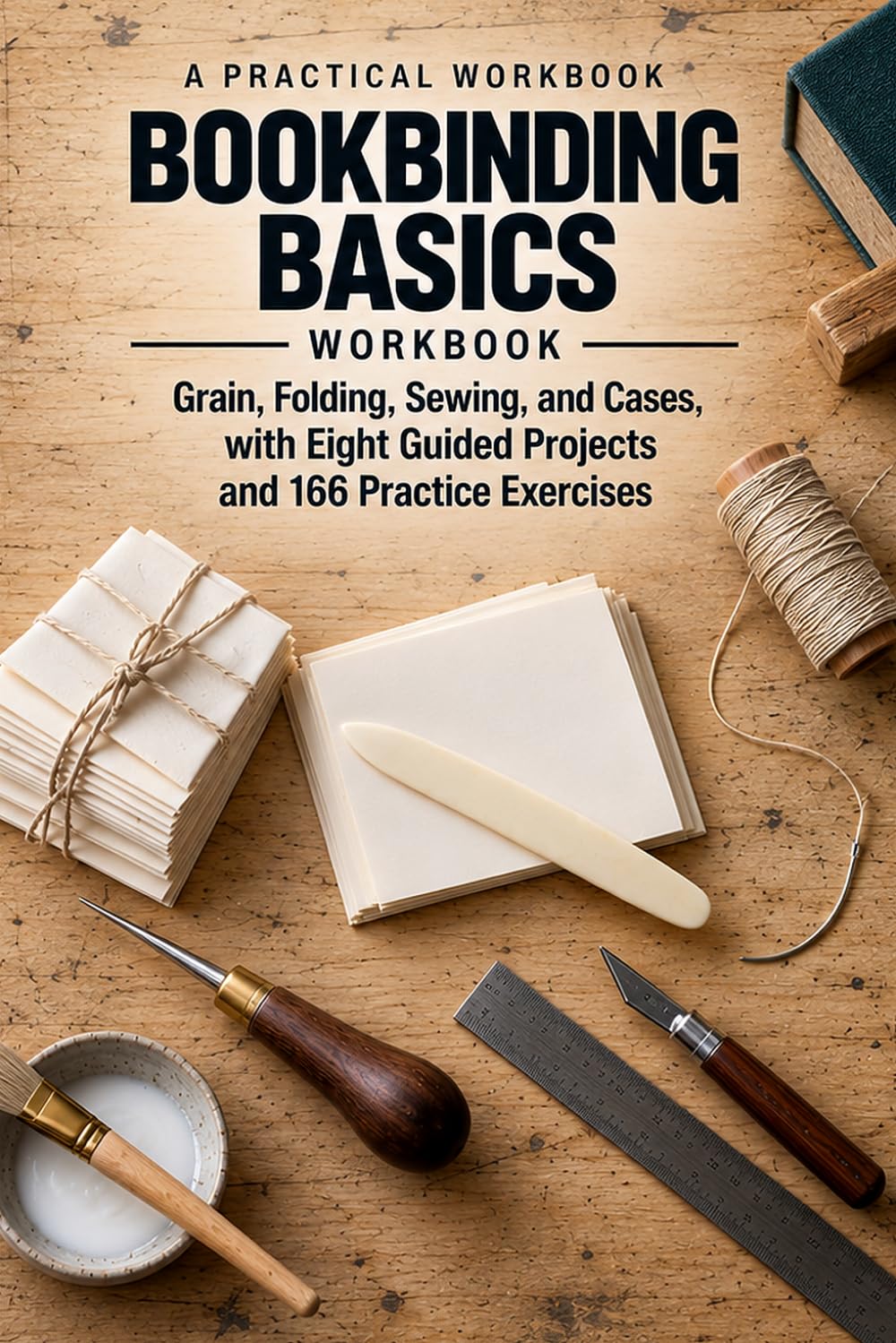 capítulo por capítulo baixar Bookbinding Basics Workbook: Grain, Folding, Sewing, and Cases, with Eight Guided Projects and 166 Practice Exercises