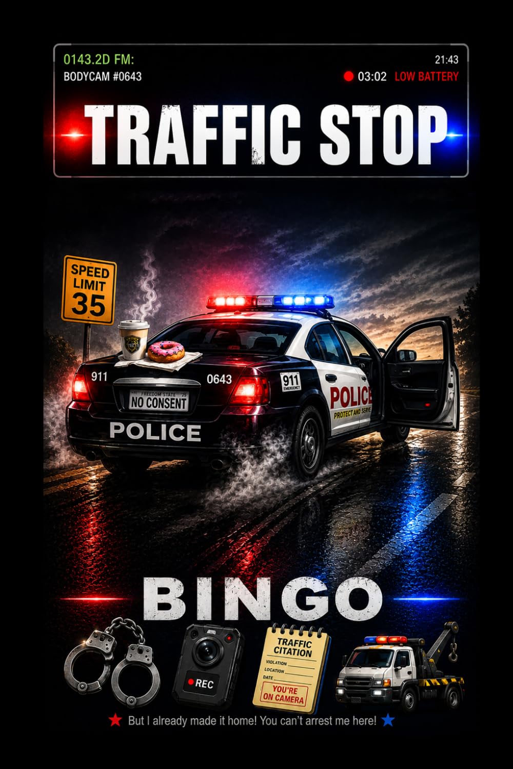Traffic Stop Bingo: A Hilarious Game for Fans of Police Bodycam Videos, Traffic Stops & Dashcam Footage baixar o livro de graça