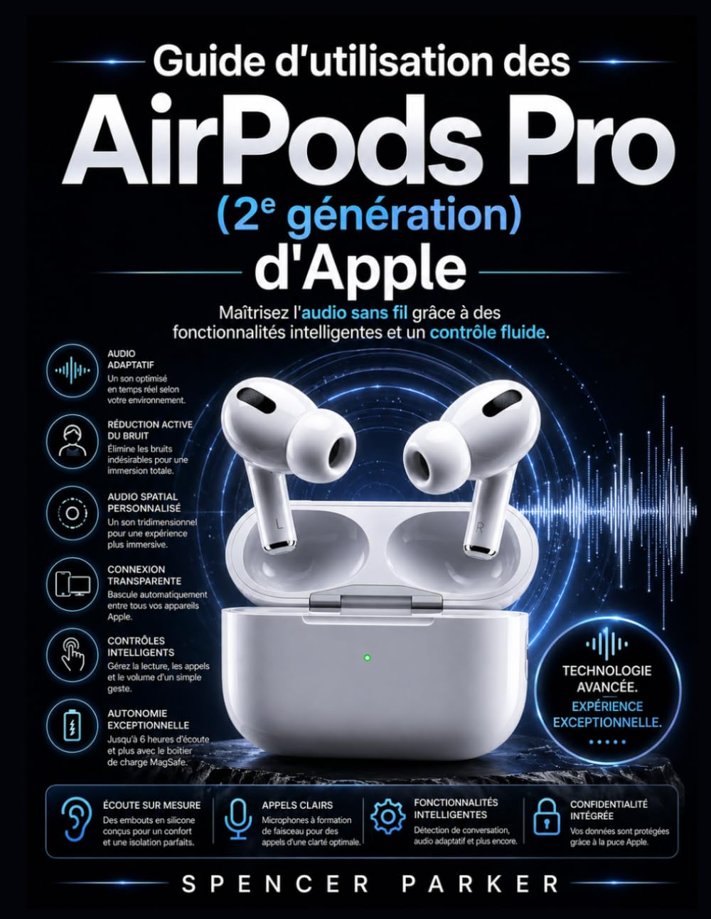 Guide d'utilisation des AirPods Pro (2e génération) d'Apple: Maîtrisez l'audio sans fil grâce à des fonctionnalités intelligentes et un contrôle fluide (French Edition) baixar livro de graça