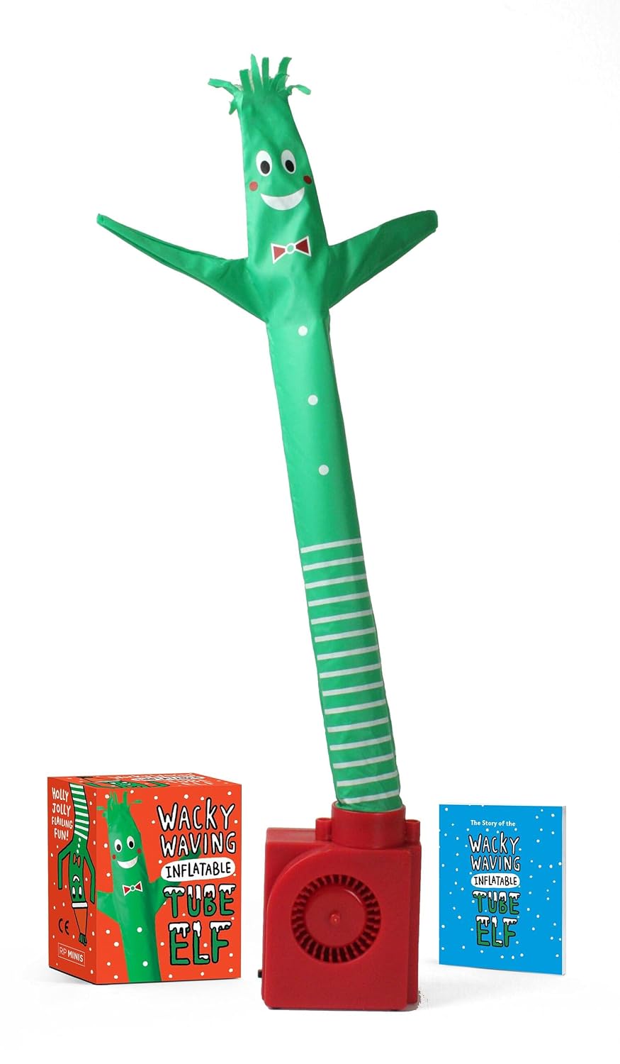 ler totalmente Wacky Waving Inflatable Tube Elf