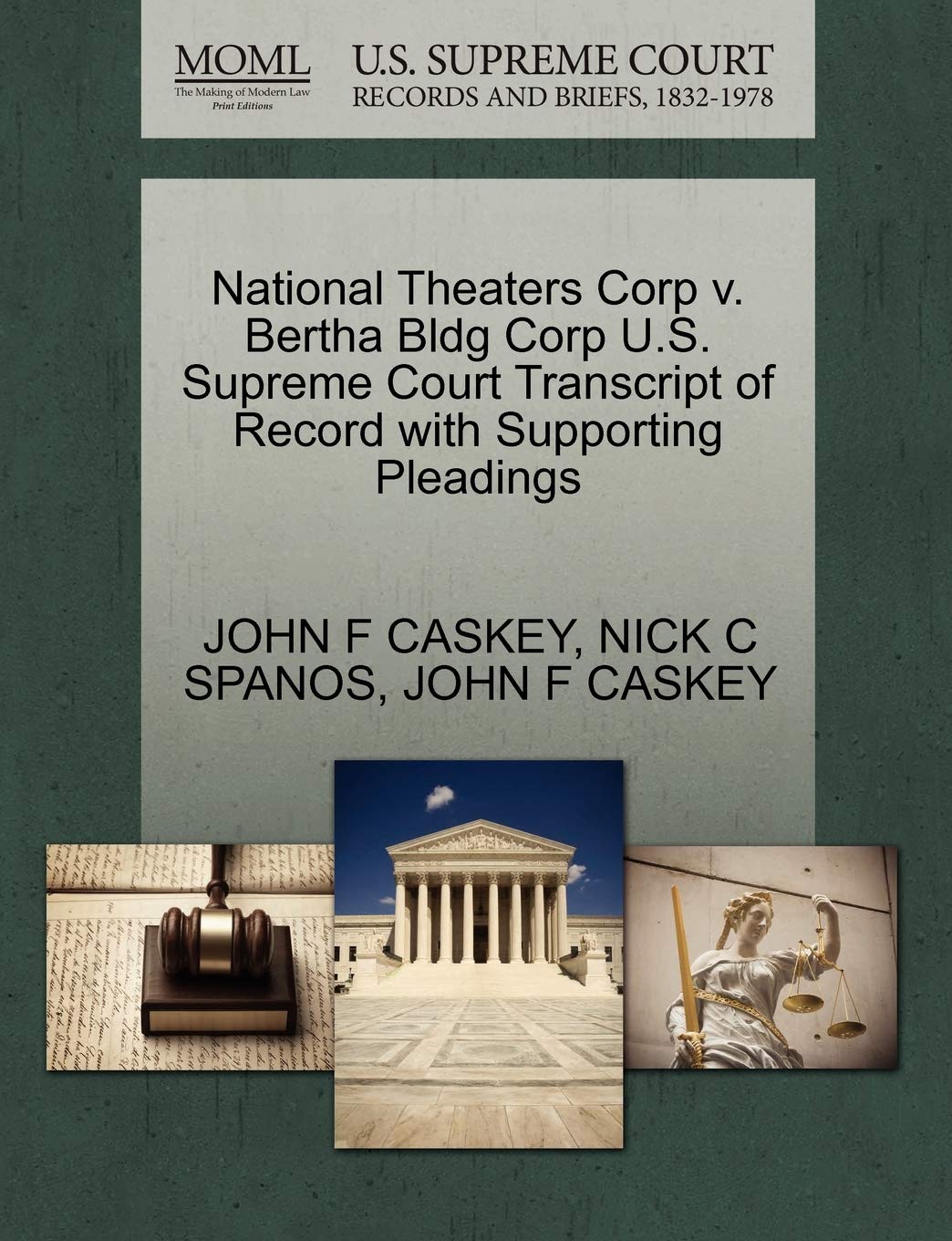 ler totalmente National Theaters Corp v. Bertha Bldg Corp U.S. Supreme Court Transcript of Record with Supporting Pleadings