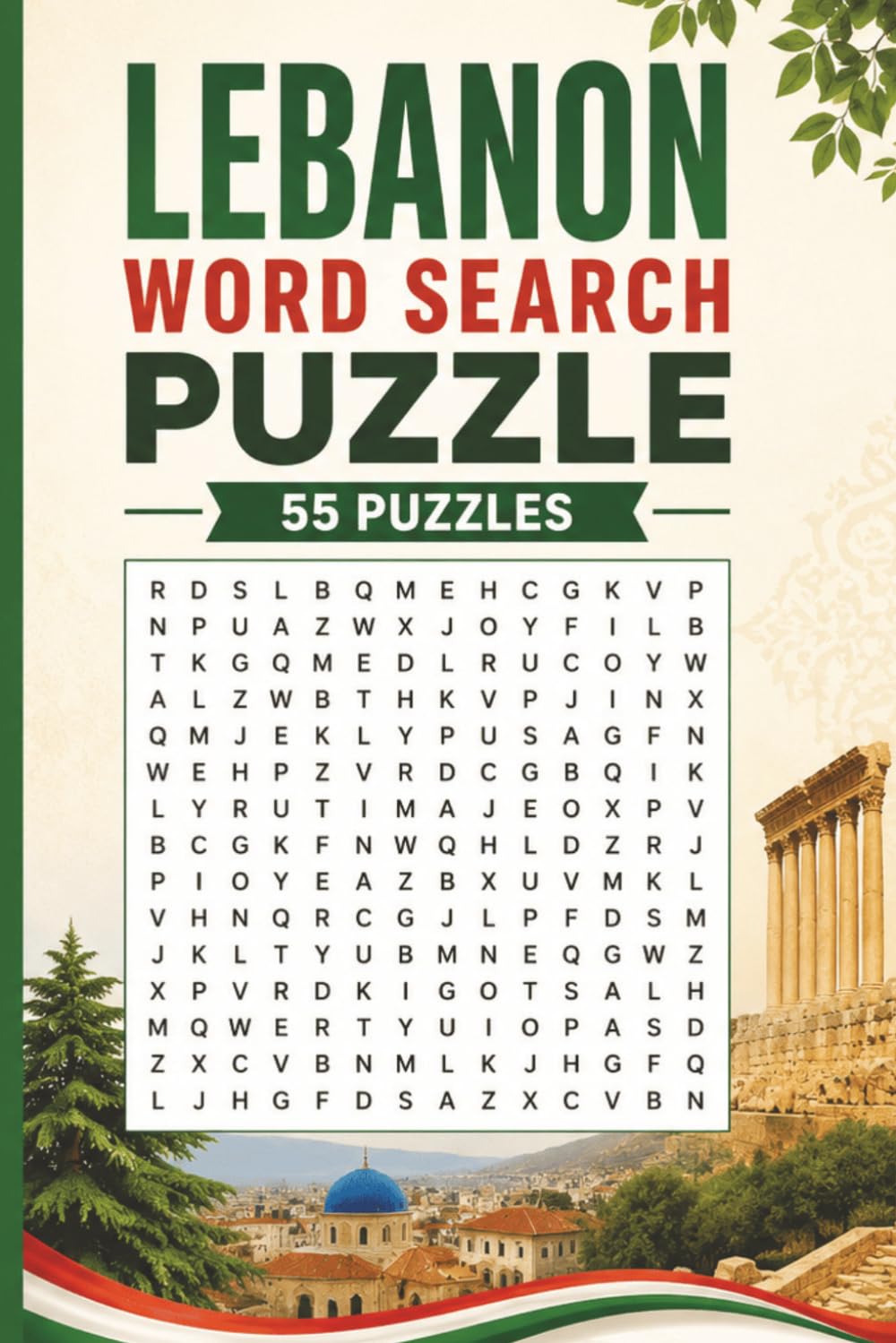 Lebanon Word Search Puzzle: 55 Puzzles Word Search about Lebanon and More | 6x9 inches, 110 pages | Gift for Lebanon & Countries Lover baixar o livro de graça
