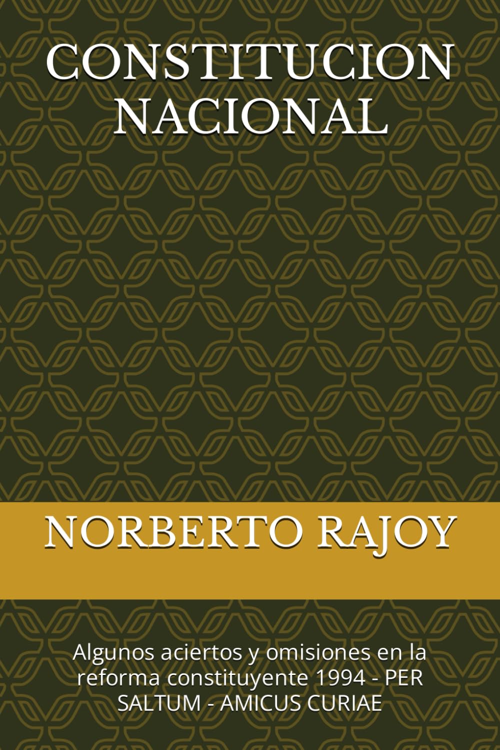 Constitucion Nacional: Algunos aciertos y omisiones en la reforma constituyente 1994 - PER SALTUM - AMICUS CURIAE baixar livro de graça