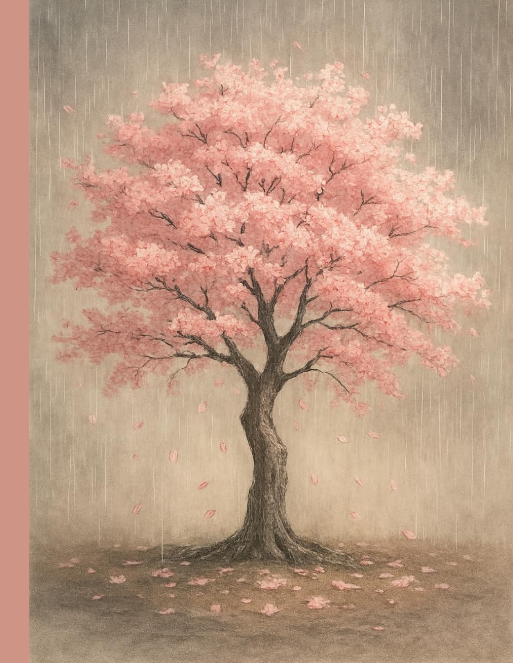 capítulo por capítulo baixar Cherry Blossom Aesthetic Lined Journal (8.5 x 11 Inches): A soft pastel sakura notebook with ruled pages for writing, journaling, notes, and everyday inspiration.