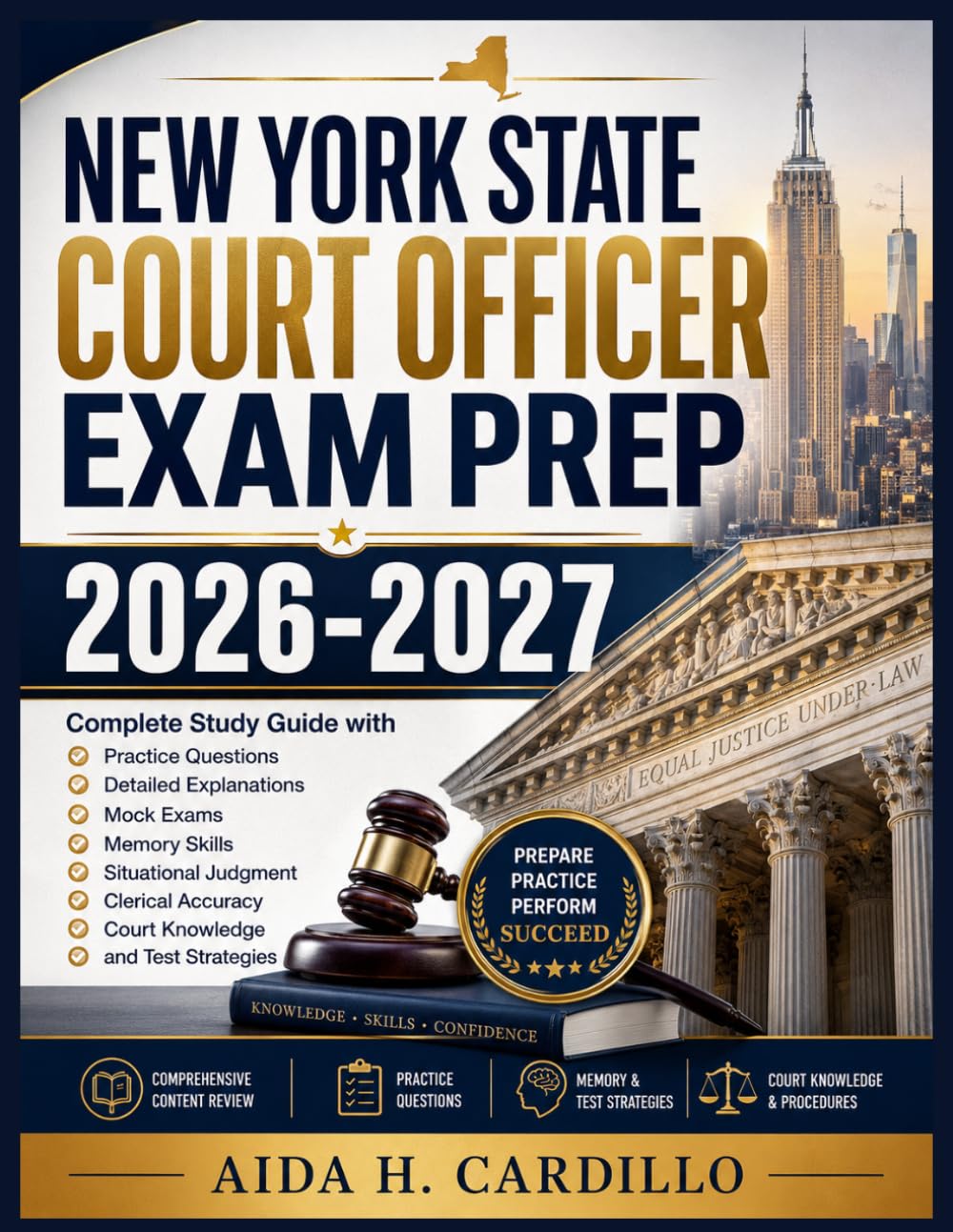 ler totalmente NEW YORK STATE COURT OFFICER EXAM PREP 2026-2027: Complete Study Guide with Practice Questions, Detailed Explanations, Mock Exams, Memory Skills,... Court Knowledge, and Test Strategies