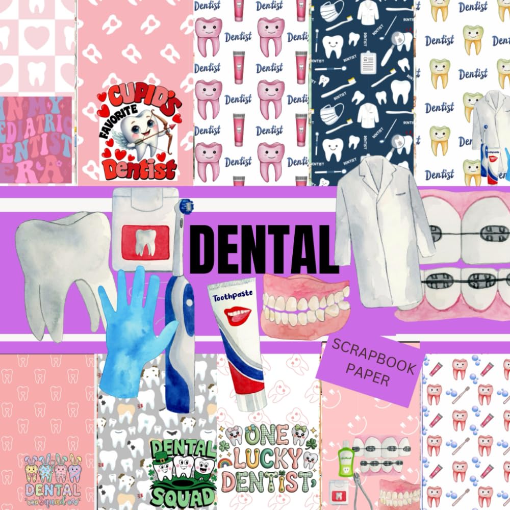 ler totalmente DENTAL SCRAPBOOK: This is used in DIY JUNK JOURNALS, ORIGAMI, COLLAGE