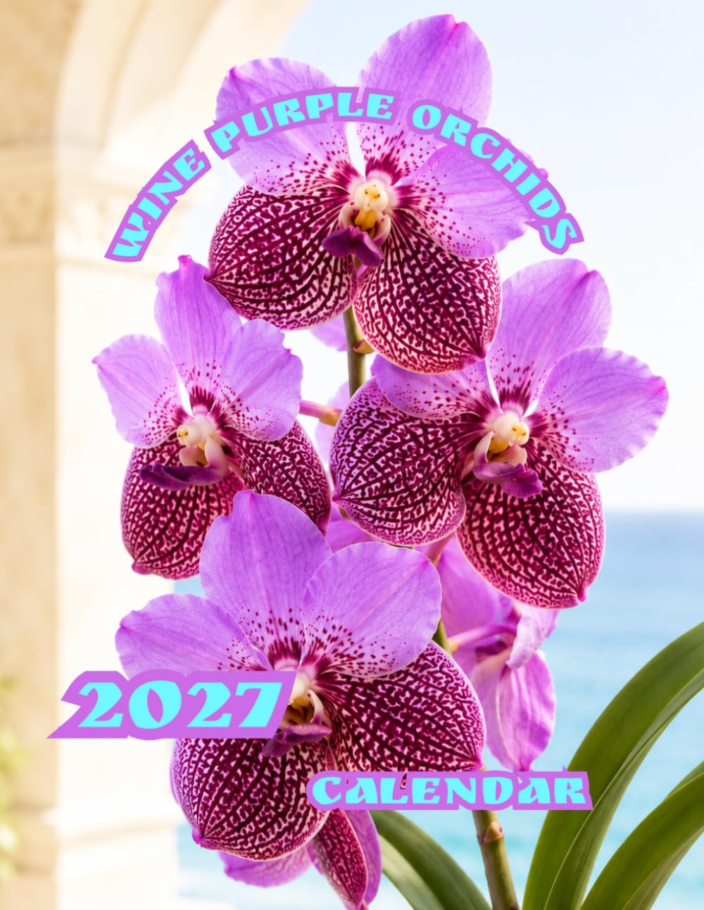 Wine Purple Orchids 2027 Calendar baixar o livro de graça