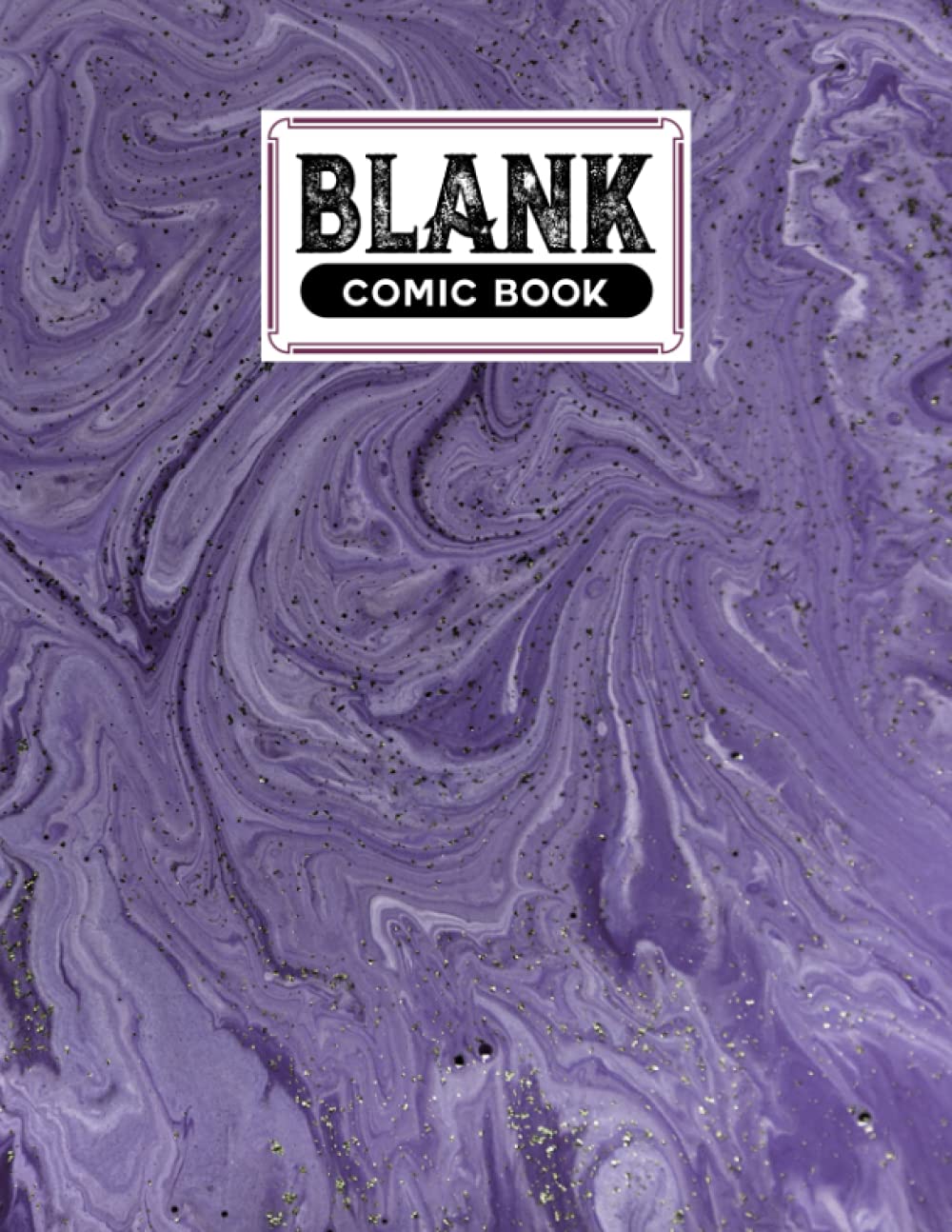 Blank Comic Book: Marbled Purple Cover, Draw Your Own Comics - 120 Pages of Fun and Unique Templates - A Large 8.5" x 11" Notebook by Saskia Reich baixar livro de graça