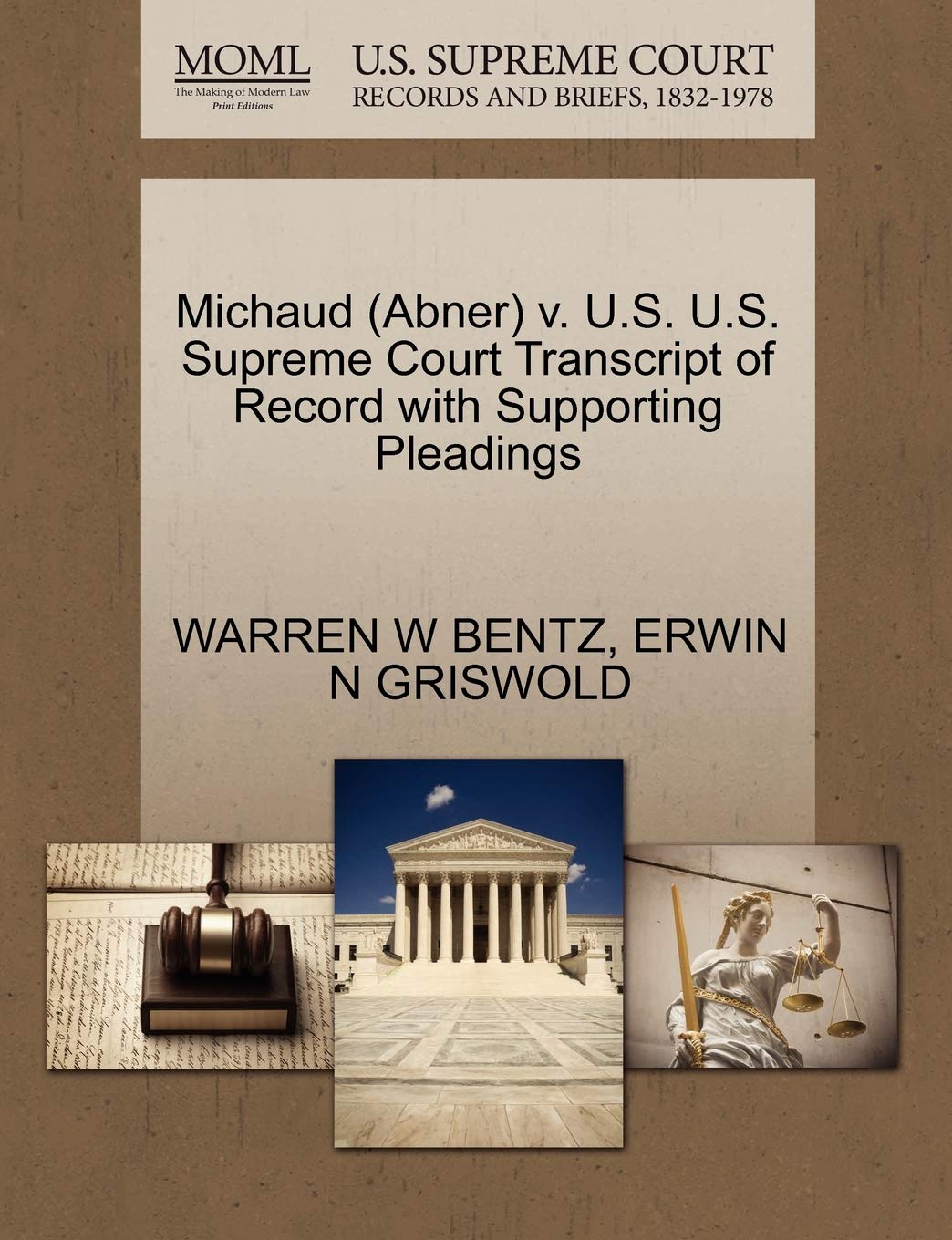 capítulo por capítulo baixar Michaud (Abner) v. U.S. U.S. Supreme Court Transcript of Record with Supporting Pleadings