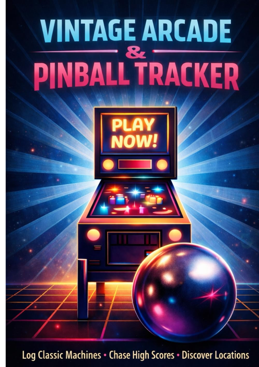 capítulo por capítulo baixar Vintage Arcade & Pinball Tracker: Log Classic Machines, Chase High Scores & Discover Retro Gaming Locations - 40 Machine Logs for Collectors