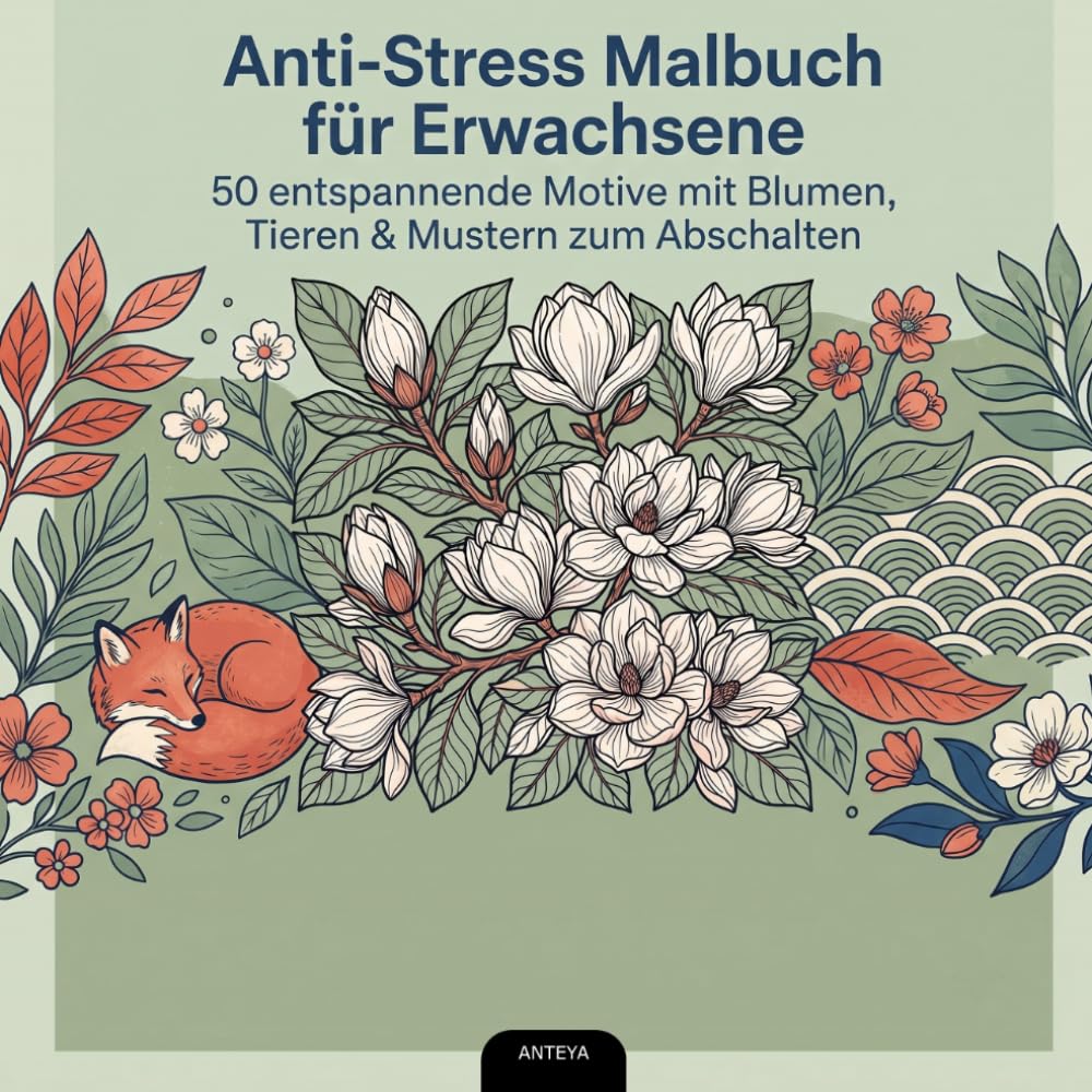 Livro de Colorir Antiestresse para Adultos: 50 desenhos relaxantes de flores, animais e padrões para desacelerar (Portuguese Edition) baixar o livro de graça