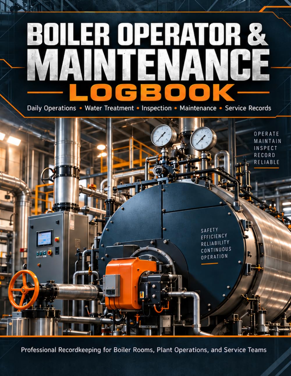 capítulo por capítulo baixar Boiler Operator & Maintenance Logbook: Professional Daily Operations, Water Treatment, Inspection, Maintenance & Service Record Book