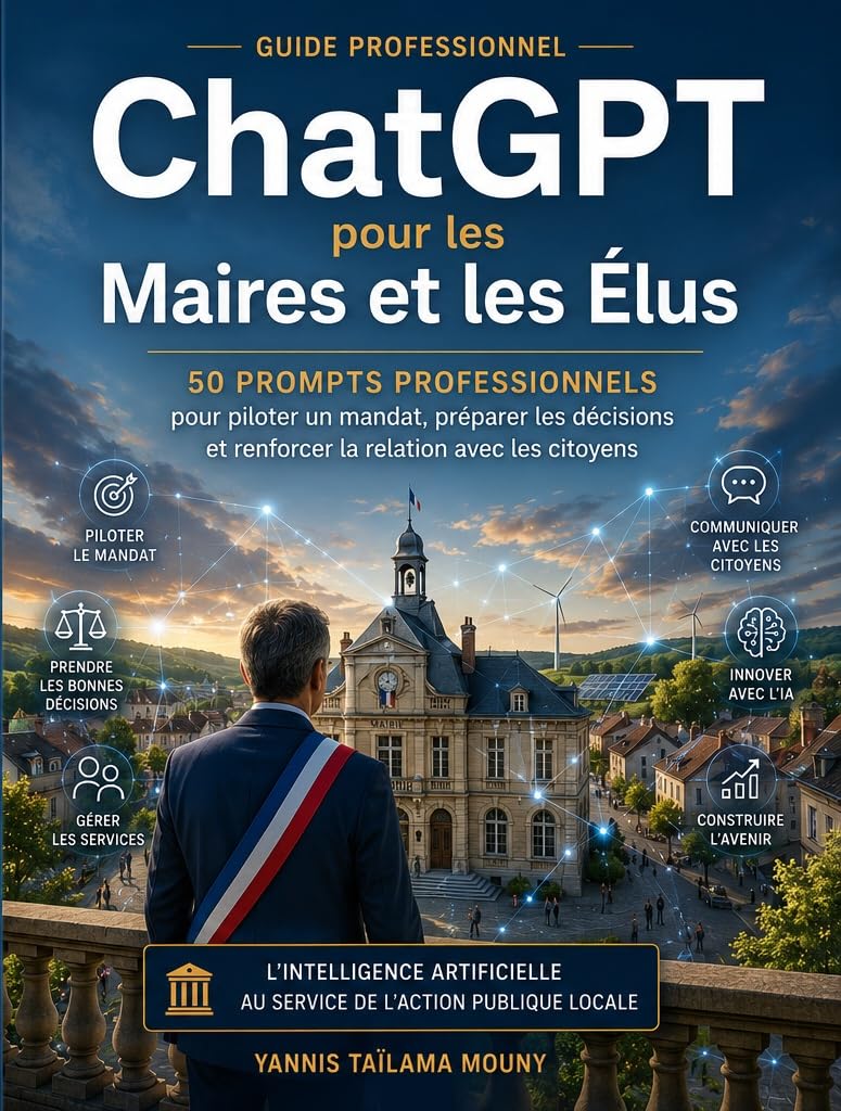 ChatGPT pour les Maires et les Élus: 50 prompts professionnels pour piloter un mandat, préparer les décisions et renforcer la relation avec les citoyens (French Edition) baixar o livro de graça