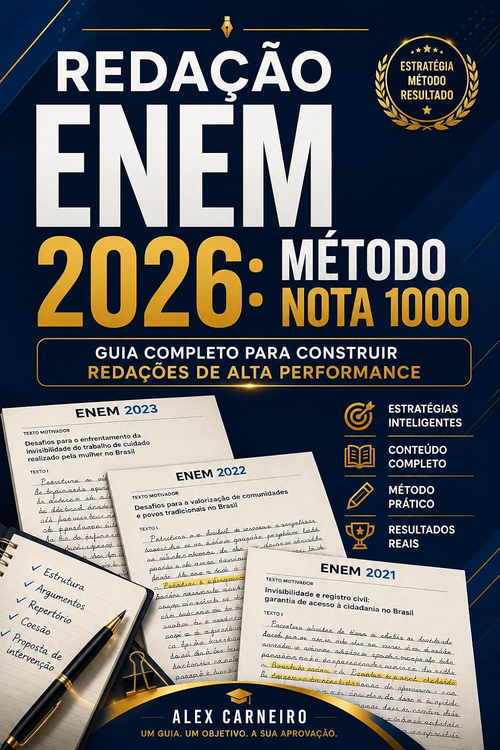 ler totalmente Redação ENEM 2026: Método Nota 1000: Transforme sua preparação e escreva redações que fazem a diferença.