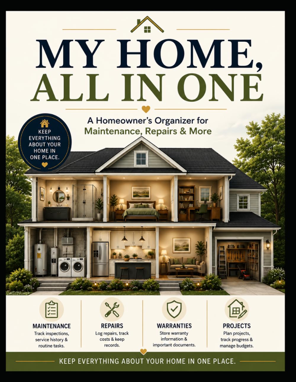MY HOME, ALL IN ONE: A Homeowner's Organizer for Maintenance, Repairs & More baixar o livro de graça