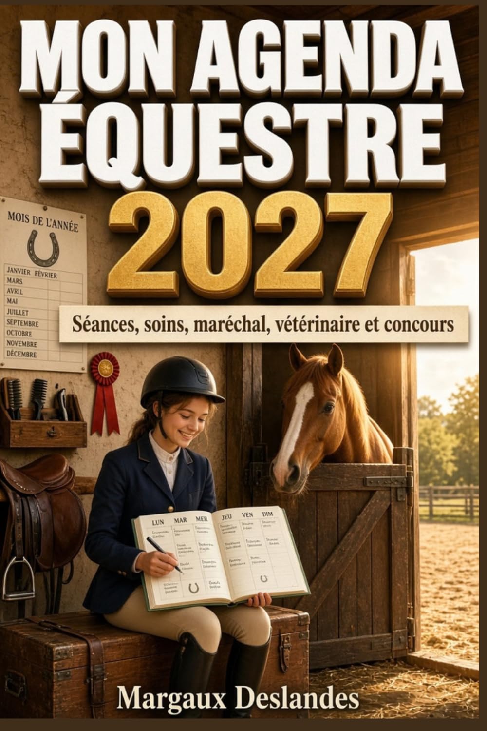 MON AGENDA ÉQUESTRE 2027 Semainier avec Séances, Soins, Maréchal, Vétérinaire et Concours: Janvier à Décembre pour Cavalières et Cavalier: Organiser son Année et ses Objectifs baixar livro de graça