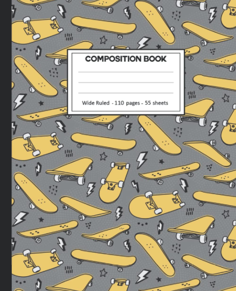 capítulo por capítulo baixar Composition Notebook: Wide Ruled: 110+ Lined Pages Writing Journal: Skateboard Theme.