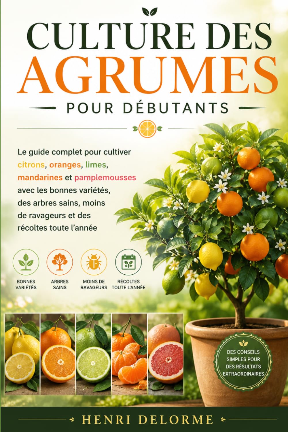 CULTURE DES AGRUMES POUR DÉBUTANTS: Le guide complet pour cultiver citrons, oranges, limes, mandarines et pamplemousses avec les bonnes variétés, des... des récoltes toute l’année (French Edition) baixar o livro de graça